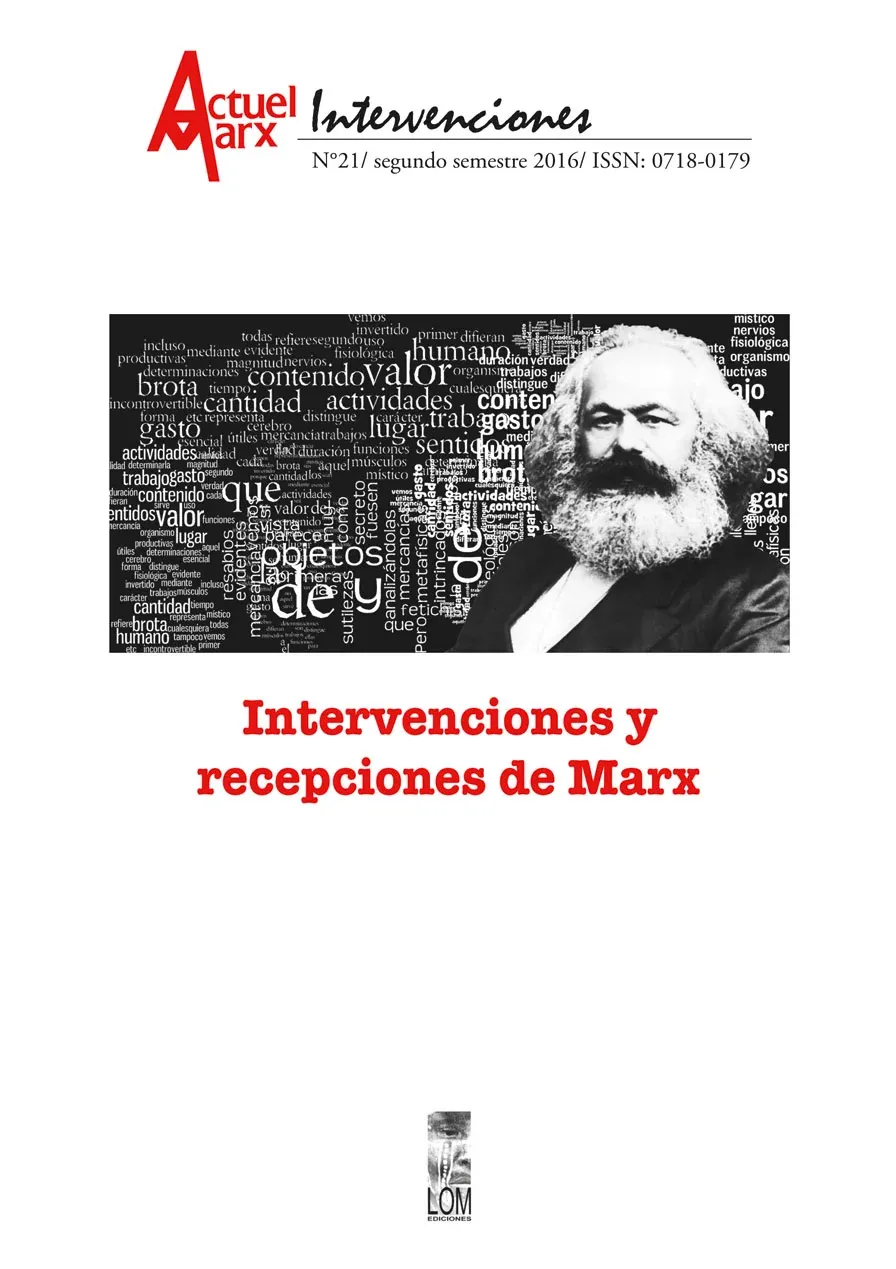 Actuel Marx Intervenciones N°21 - Intervenciones y recepciones de Marx