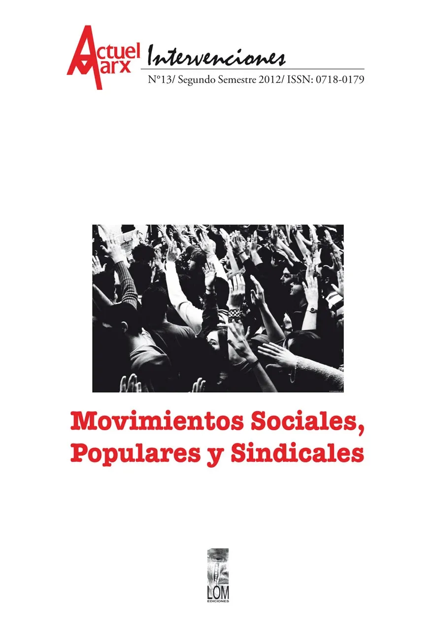 Actuel Marx Intervenciones N°13 - Movimientos Sociales, Populares y Sindicales